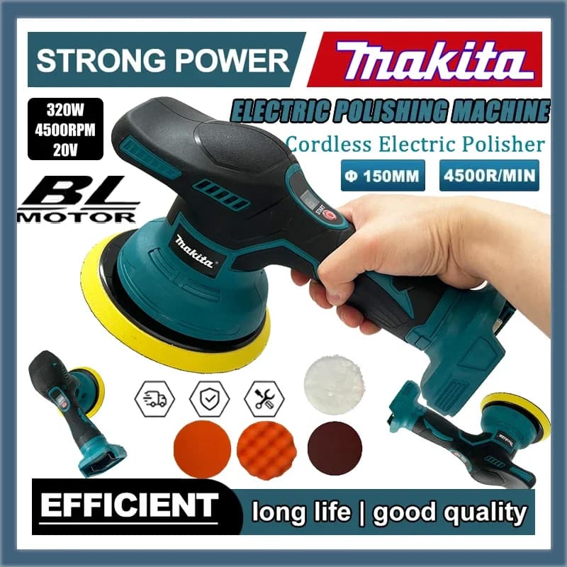 Makita Cordless Car Polisher Machine 8 Marce Ceretta Elettrica Riparazione Lucidatrice Wireless 18V-20V