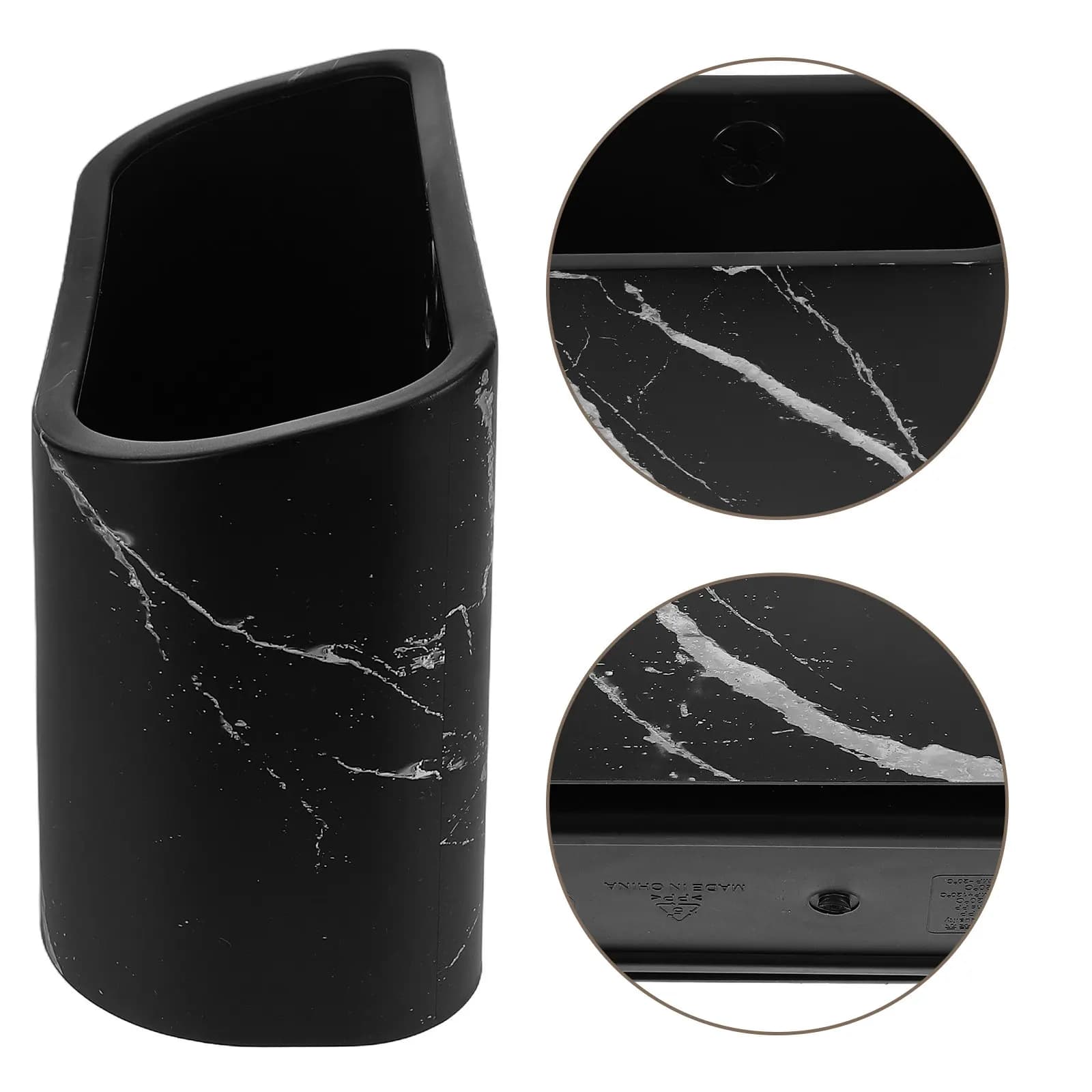2Pcs Mini Desktop Trash Can Space Saving Plastic Bin for Desk Table Waste Basket Small Office Organizer Trash Can for Desk