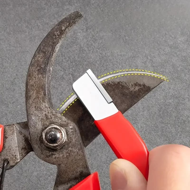 Professional Kitchen sharpeners “Precision Edge” - Tungsten ceramic sharpening stone and diamond for all blades, including garden scissors