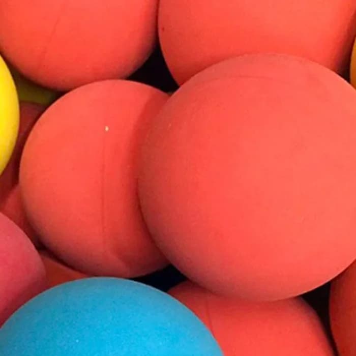 Palla da competizione per allenamento con palla cava in gomma a bassa velocità per racquetball da 5,5 cm