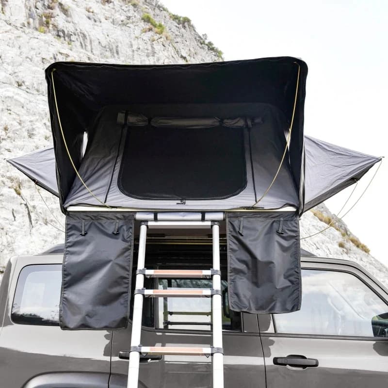 Tenda da Tetto JWL-002A in ABS Rigido Isolato per Campeggio Fuoristrada 4x4, Tenda da Tetto per 4 Persone