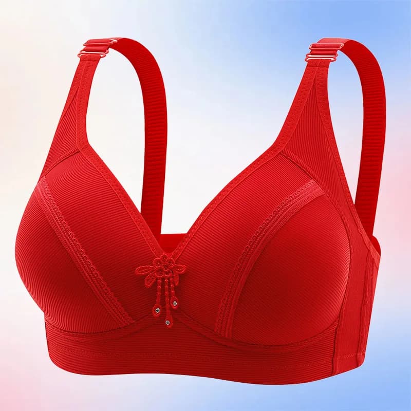 Thin Wireless Lady's Bra Push-up Plus-size Underwear Adjustable Girl's Bra Middle-aged Elderly Wholesale Woman Brassiere Daily
