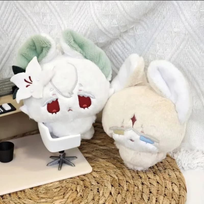 Bambola di cotone morbida Kawaii Cosplay 10 cm Game Cookie Kingdom Pure Vanilla White Lily Cookie NuNu Body Anime Mini Toy Figures Regali