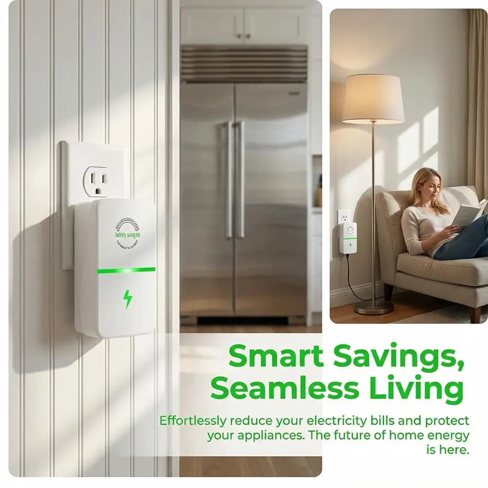 Stabilizzatore di Tensione Intelligente per Casa, Dispositivo di Risparmio Energetico per Uso Domestico Quotidiano