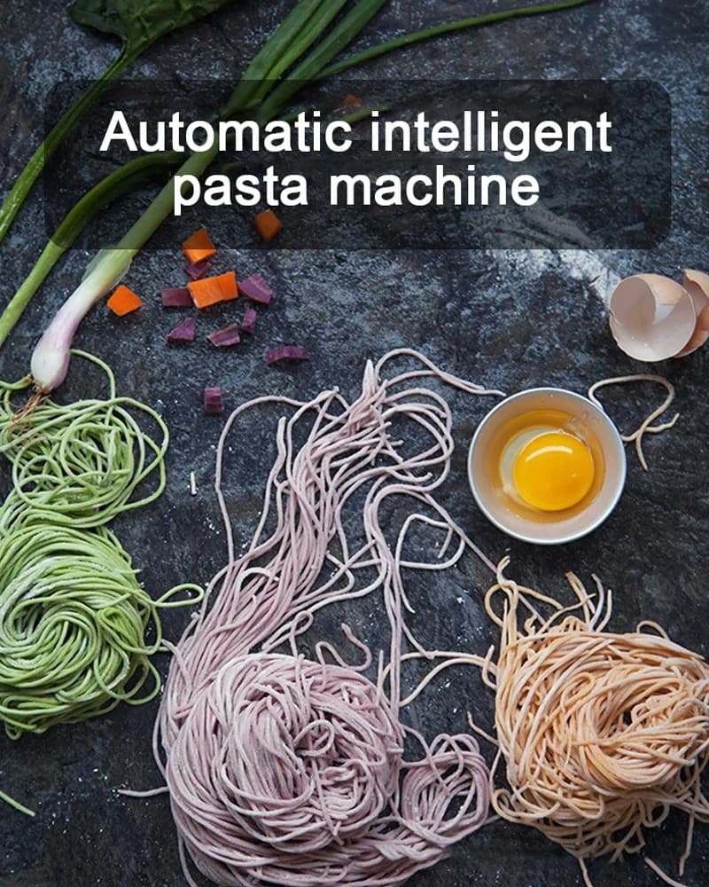 Macchina per Pasta Elettrica Intelligente Completamente Automatica, Elettrodomestico da Cucina per Fare la Pasta