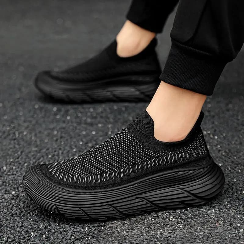 Scarpe rialzanti da uomo Scarpe sportive casual con suola morbida traspirante Aumenta l'altezza interna Calzature stile versatile