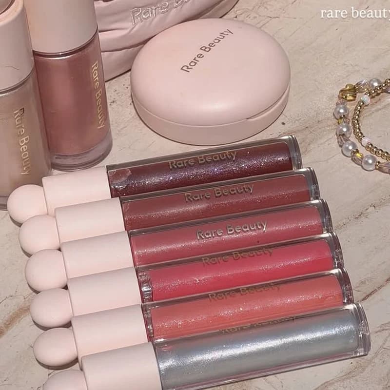 Rare Beauty Blush Liquido, Rossetto, Fard per Occhi e Guance, Impermeabile, Idratante, Contorno Viso, Ombretto, Gloss Labbra Liquido Volumizzante