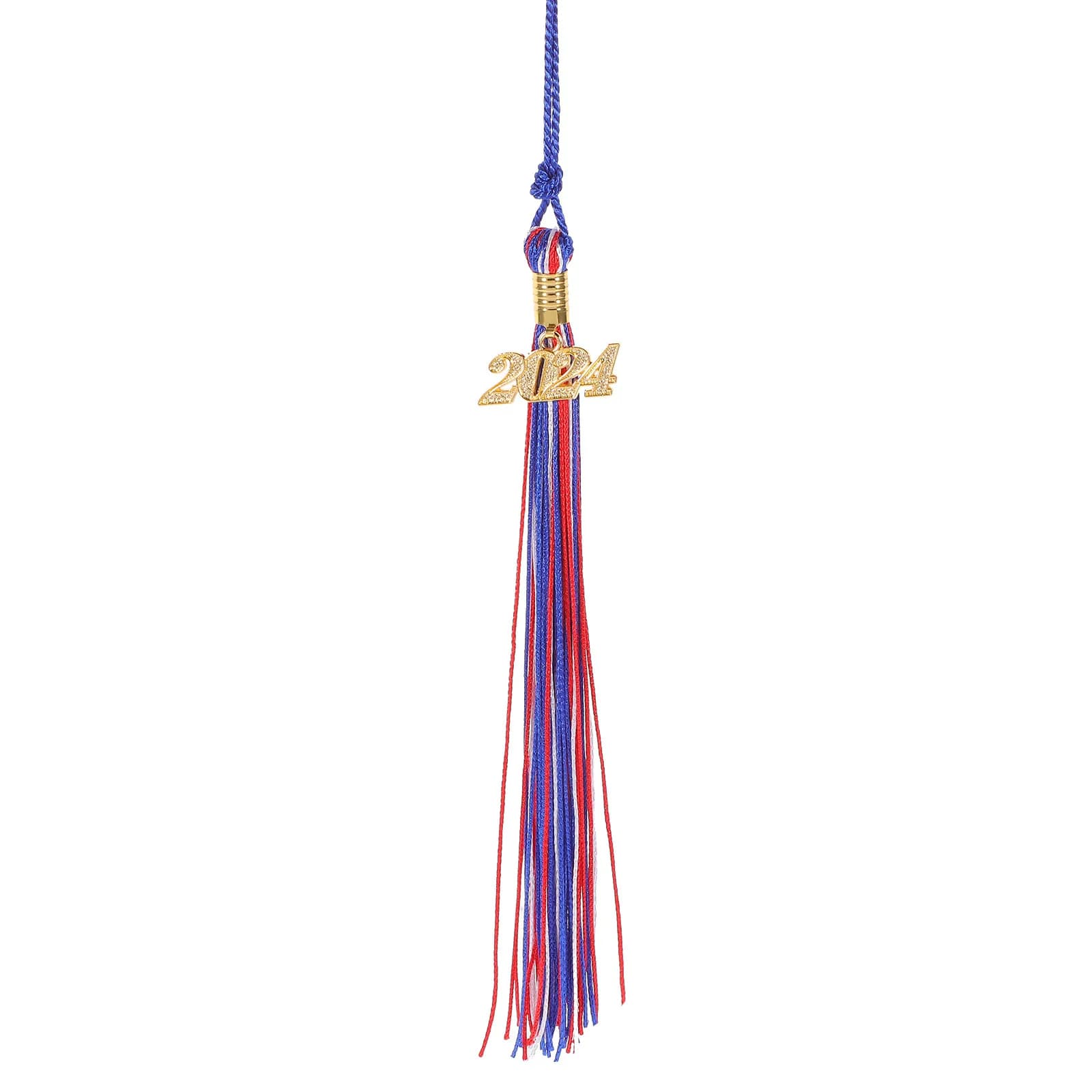 2024 Graduation Cap Tassel Decor with Loop for Easy Attachment Elegant Academic Tassel Ornament Graduation Hat Decoration