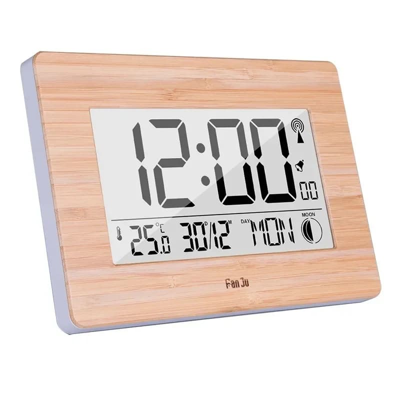 y digital wall clock LCD large number large time temperature calendar alarm clock table clock design modern office home decorations