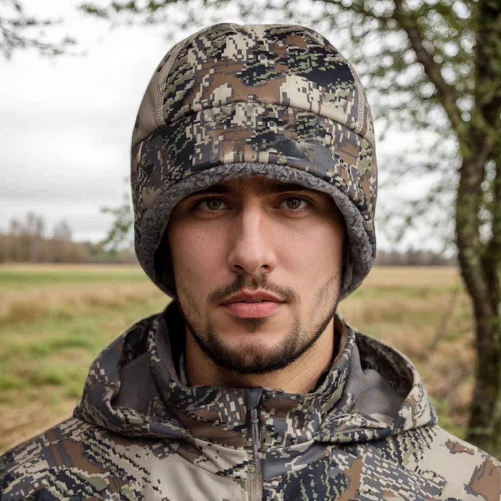 Cappello mimetico da pesca invernale e da caccia da uomo di alta qualità InStock