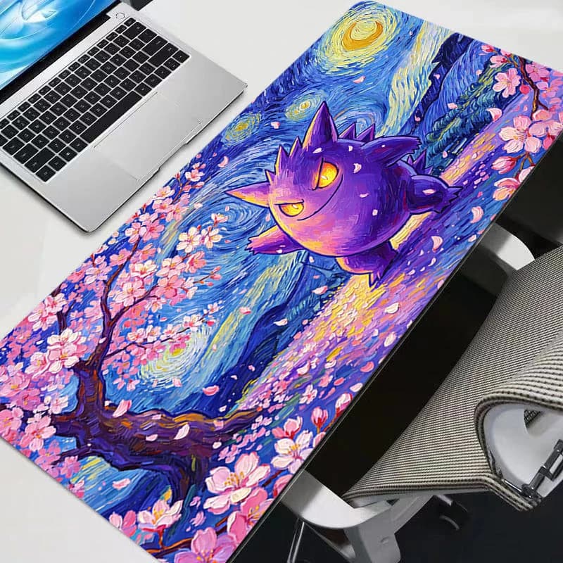 Mouse Pad G-Gengar cherry blossom Gamer Large Computer Notebook Pc Mousepad Carpet rug Gaming Accessories Keyboard Desk Mat