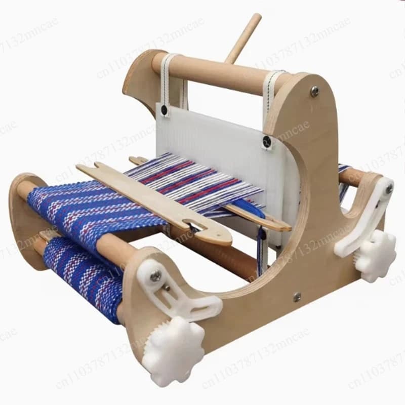 High quality and durable household mini loom with solid wood hand weaving creative craftsmanship
