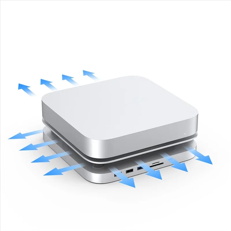Docking station di tipo C con custodia per disco rigido hub USB C NVME M. Custodia SSD 2 4K M1 M2 per Mac Mini/Per Mac Studio