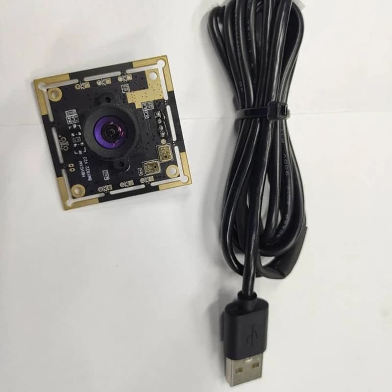 Webcam IMX179 30fps 2M with cable and 3mm lens without distortion, USB Camera Module, Compatible with Autodarts Score System. I - A79U