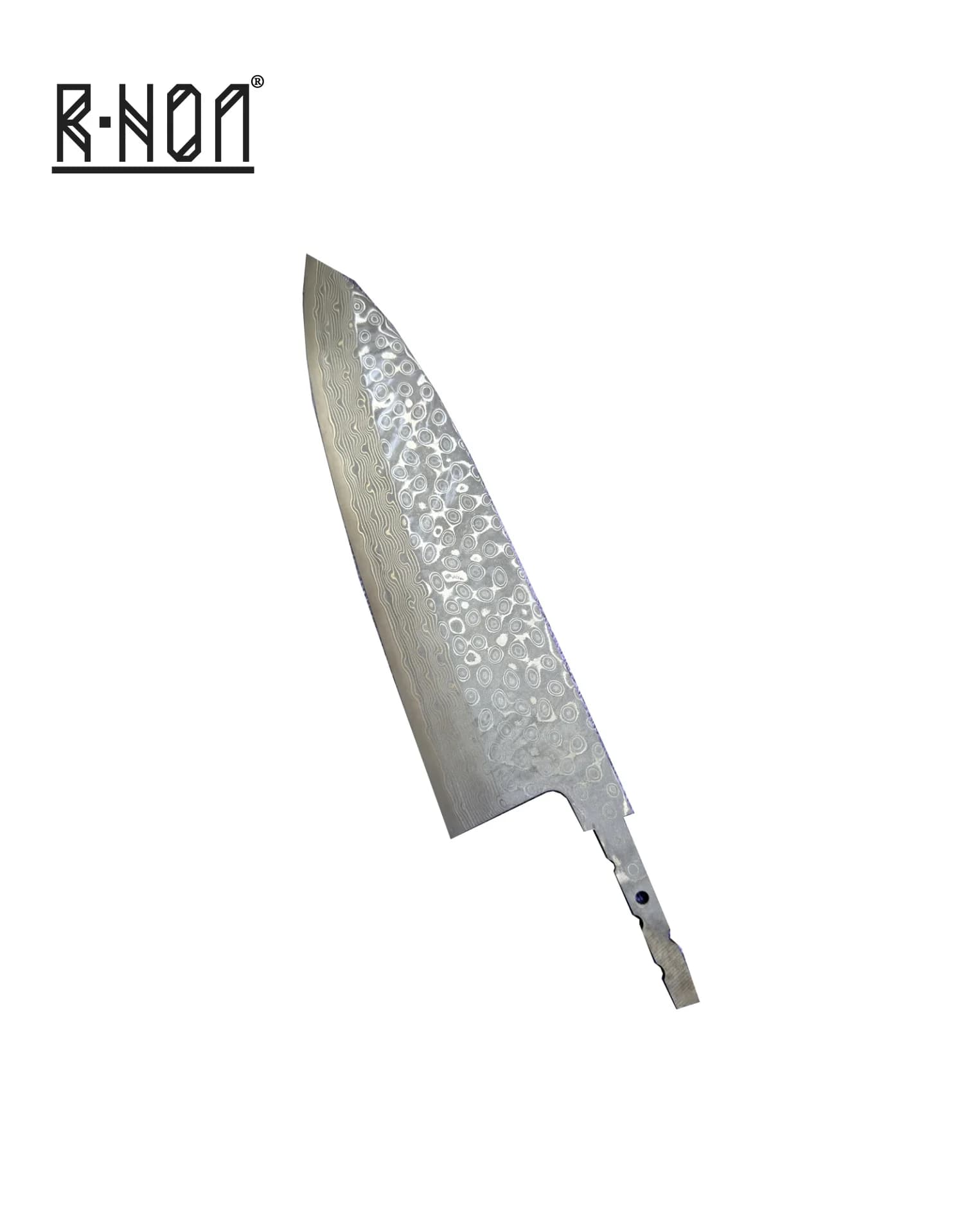 RHON Deba Net Knife Blade 8.5/9.5inch DIY Damascus Steel Japanese Chef's Kitchen Fish Bone Chopping Sashimi Slicing Knives Witho
