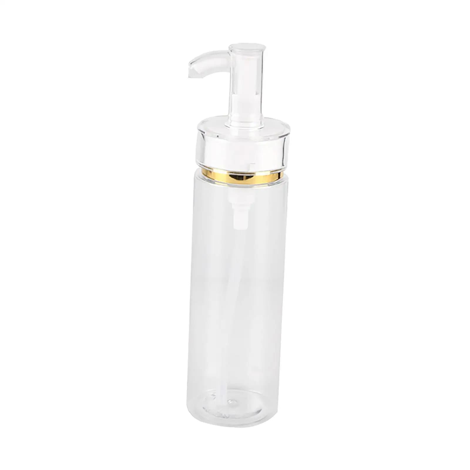 Empty Clear Pump Bottle Refillable Dispenser for Lotion Hand Soap Shampoo Reusable Container Bathroom