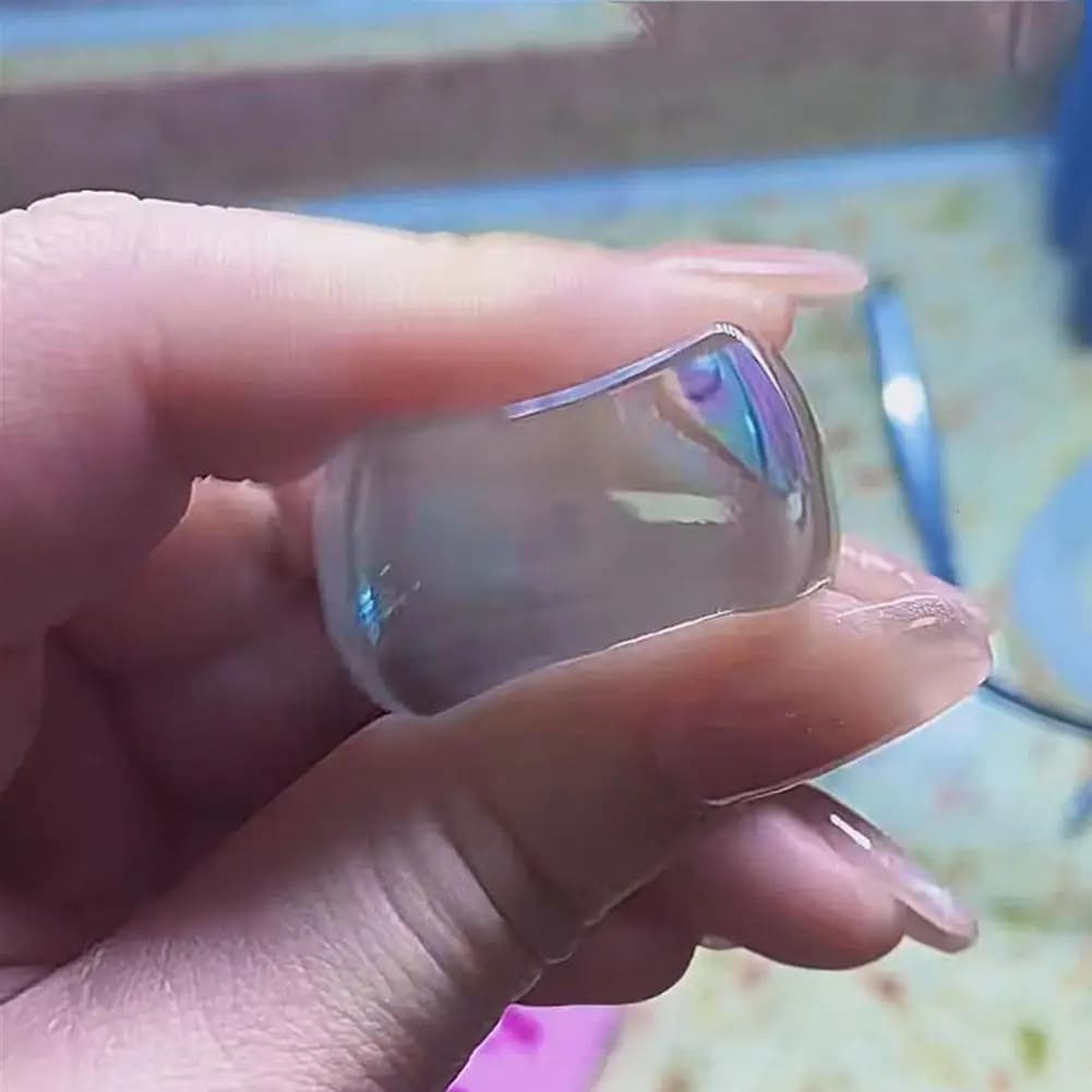 Giocattolo Antistress a Forma di Cubetto di Ghiaccio, Giocattolo da Spremere, Cubetti di Ghiaccio Trasparenti, Giocattoli Squishy, Giocattolo Fidget, Cubo Trasparente Antistress