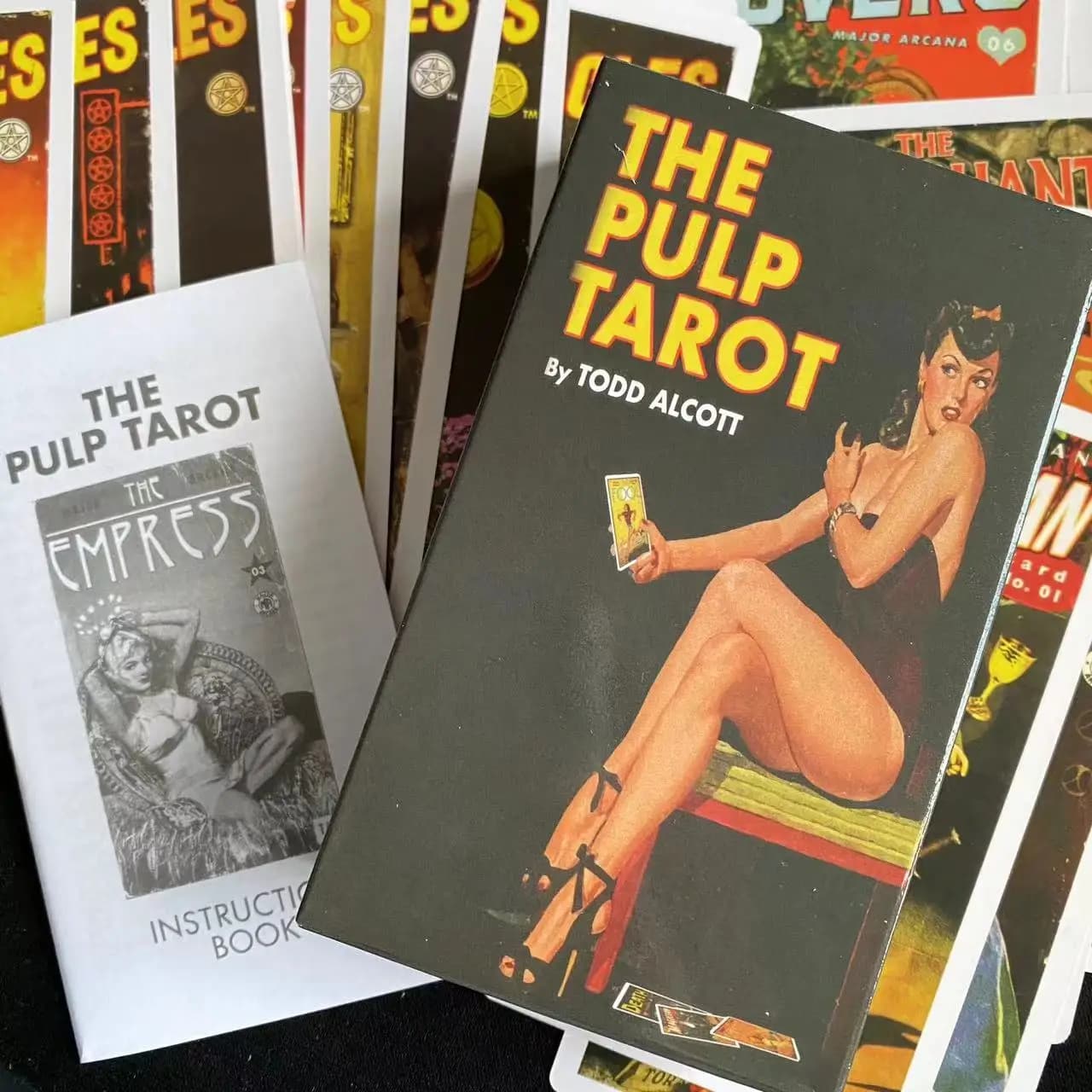 12*7cm Pulp Tarot 78 Pcs Cards