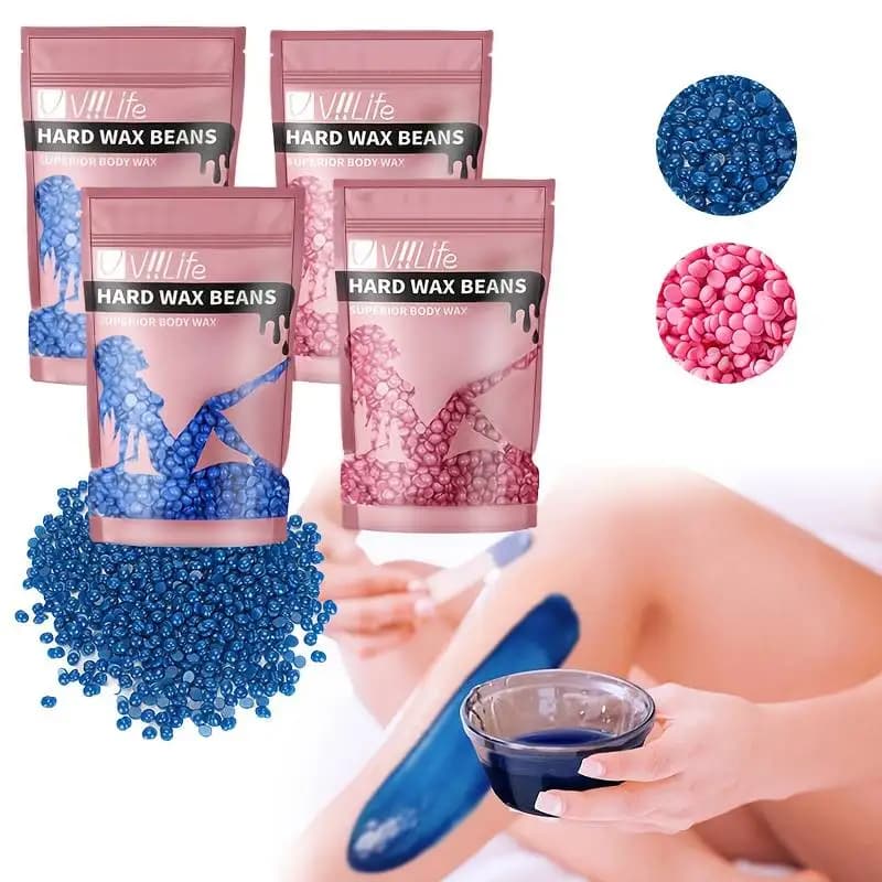 Fagioli di cera Rimozione dei capelli solidi Nessuna striscia Pellicola calda depilatoria Perlina di cera dura Depilazione per corpo Sopracciglio Bikini Viso Gamba