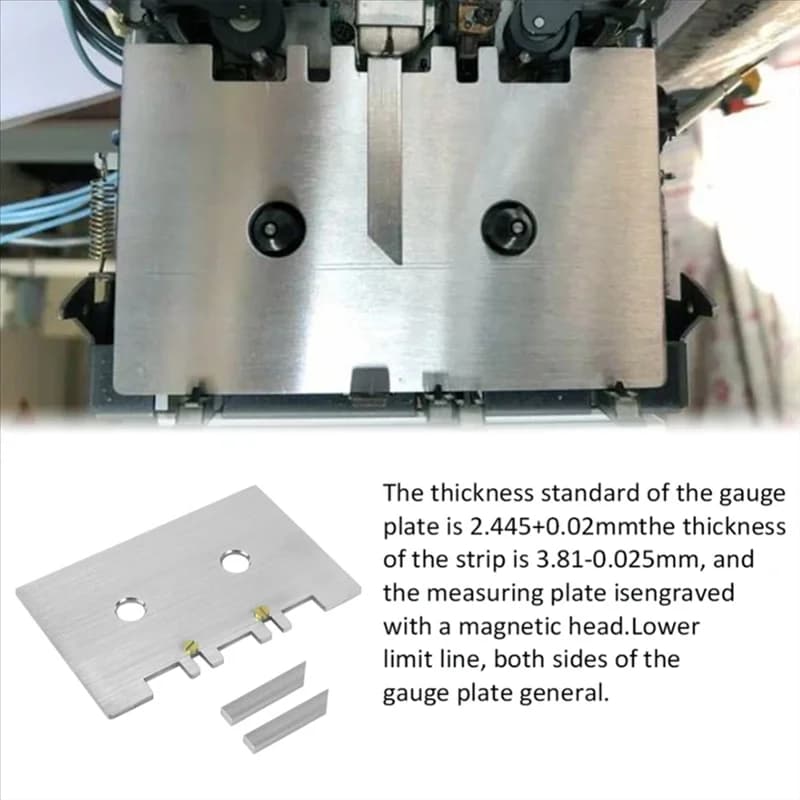 AT44-Acessori per la registrazione del nastro audio Cassetta ad alta precisione Calibro magnetico e guida per cassette a nastro