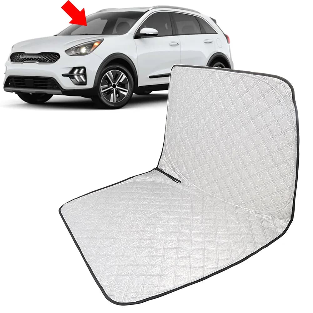 Car Foldable Front Windshield Sun Shade Visor Protector Custom For Kia NIRO 2017-2022 Wear Resistant