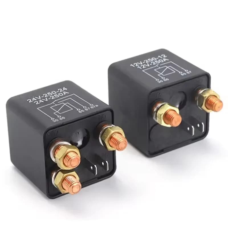 4/5 Pin Car Relay 12V 24V 250A Continuous Type Power Motorcycle Battery Control Switch Terminal Automotive Starter Relay