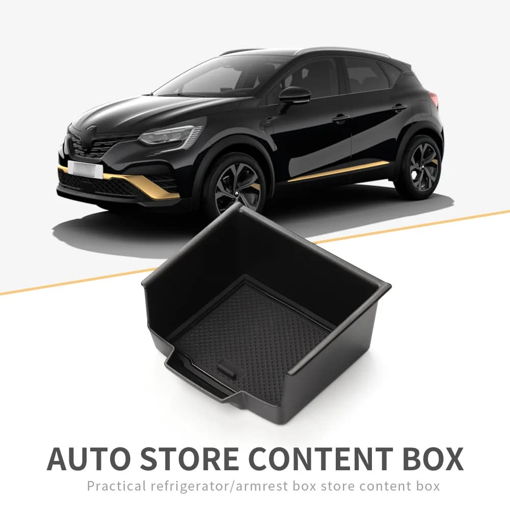 Per Renault Captur 2022 Scatola portaoggetti bracciolo Stivaggio Riordino Scatola portaoggetti Accessori interni auto Forniture Voiture