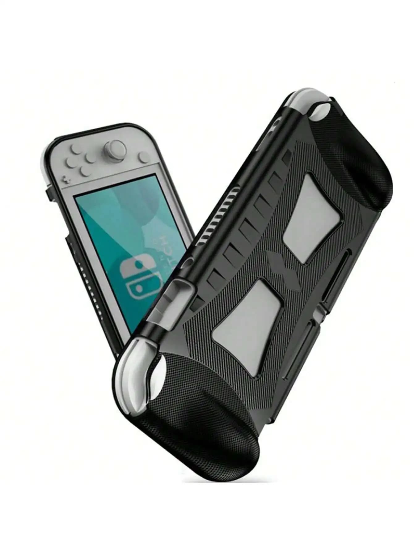 Custodia protettiva nera rigida in TPU per console di gioco Switch Lite Pelle protettiva per custodia protettiva antiscivolo NS Lite