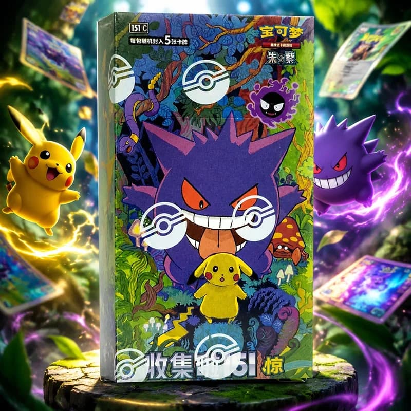 Pokemon PTCG Sv 151 Gengar Trading Cards Simplified Chinese Collectible Blind Box Game Cards Hobby Collection Gifts For Fans