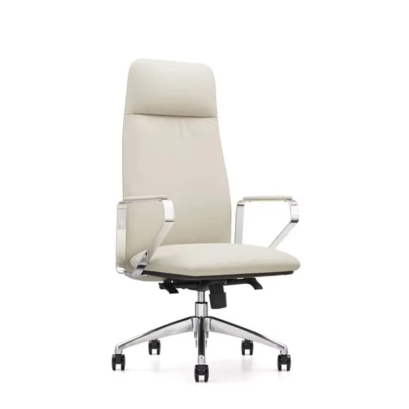 Sedia da ufficio, sedia da gioco in pelle rigenerata, sedia da scrivania ergonomica per computer, sedie direzionali girevoli con schienale alto e bracciolo ribaltabile