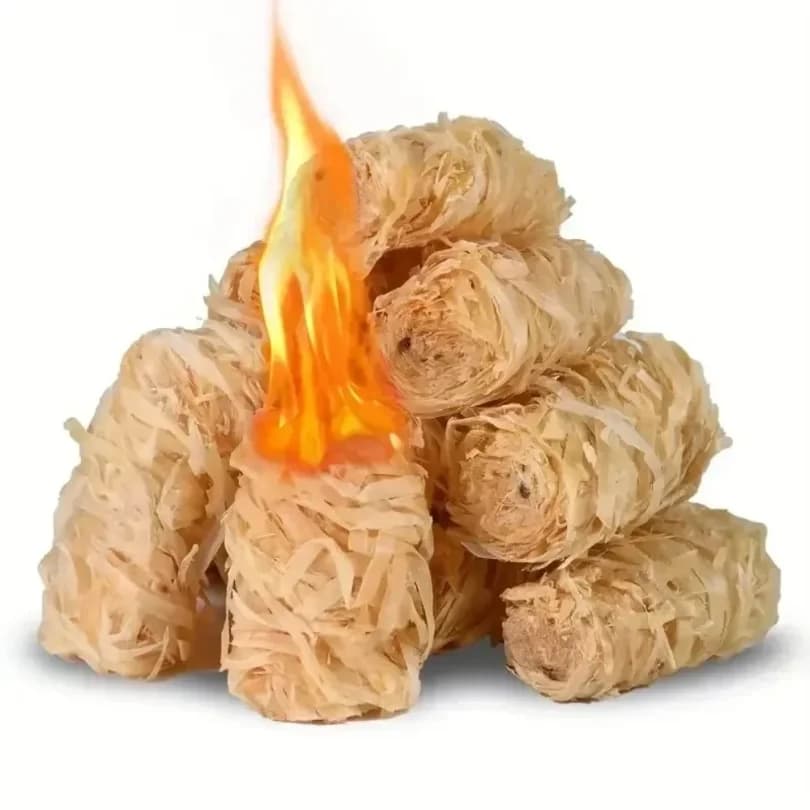 30cs natural fire starter, wax wood stick, suitable for fireplace, barbecue stove, chimney oven, charcoal ignition