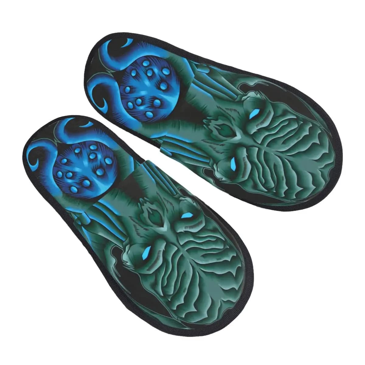 Pantofola invernale Donna Uomo Soffici pantofole calde Polpo Illustrazione Pantofole da casa Scarpe