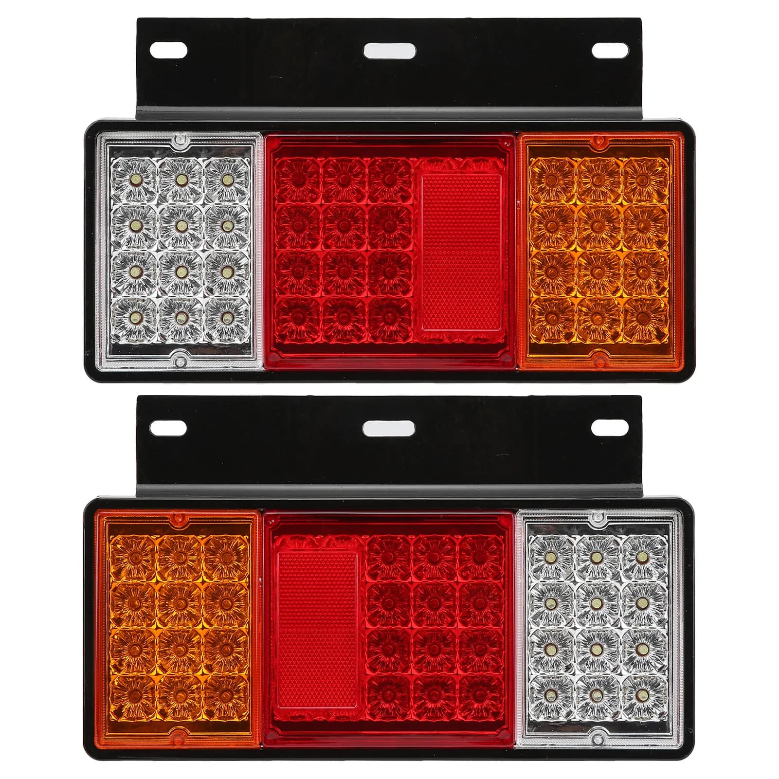 Coppia lampada posteriore 12V 44 LED di ricambio per serie W Isuzu Elf Truck NPR HD NKR NHR NRR FRR Lampada posteriore per camion Lampada posteriore per camion