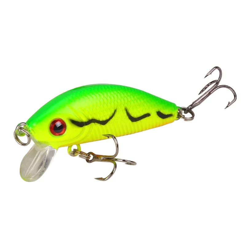 Esca Artificiale Realistica da 5cm/4.2g, 1pz/8pz, Imitazione Pesce Minnow, Esca Rigida Oscillante per Pesca in Mare, Lancio Lungo, Facile da Agganciare