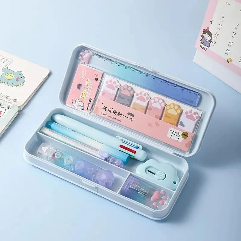 Simpatico set sfumato per zampe 9 1, nastro correttore, penna gel, gomma per forniture per ufficio per studenti