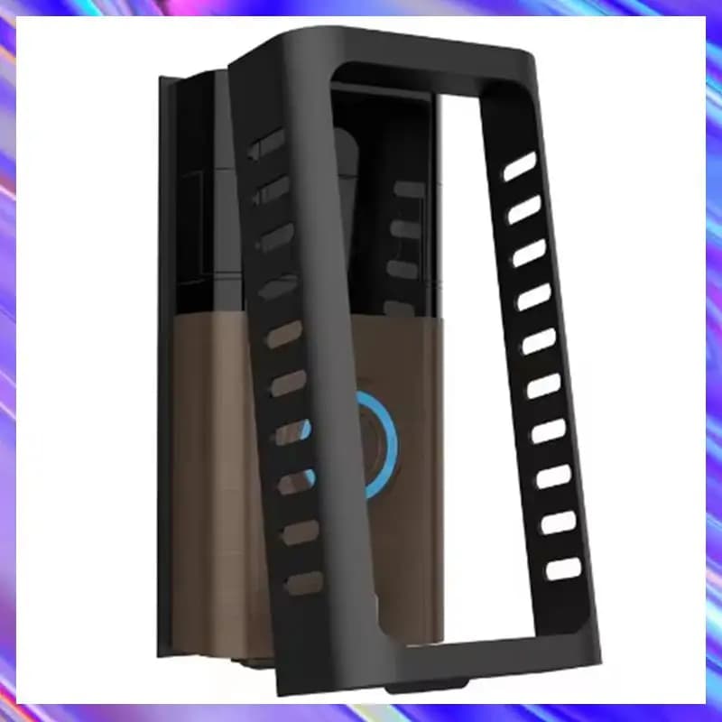 A24U Staffa di copertura in metallo per Ring Video Doorbell 1/2/3/3 Plus/4 Supporto per campanello antifurto con angolo regolabile