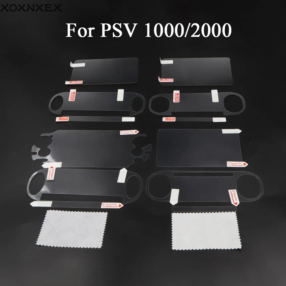 Per PS Vita PSV 1000/2000 Pellicola proteggi schermo anteriore e posteriore trasparente HD