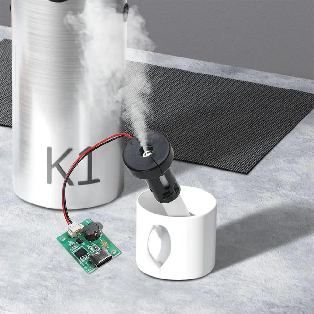 Modulo nebulizzatore a spruzzo singolo CC 5 V 1,5-2 W | Scheda driver umidificatore di tipo C | Atomizzazione a bassa potenza | per il sistema di piante aeree fai da te