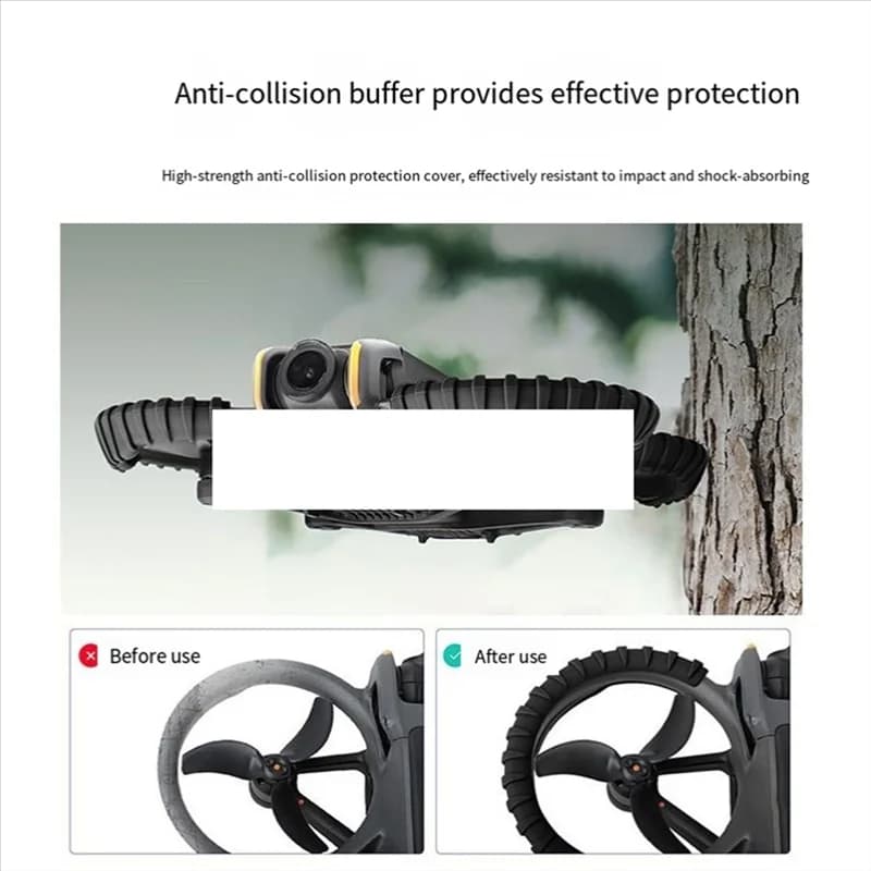 ABSQ-Drone Elica Guard Anti Collision Drone Accessories For DJI Avata 2 Avoiding Collisions For DJI Avata 2 Protective Case