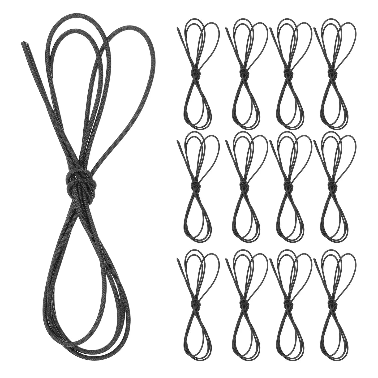 15 Pezzi Elastici per Quaderni, Cinghie Elastiche per Planner, Cordino in Nylon e Gomma, Fascette per Diari, Organizzatori per Viaggi, Ufficio e Scuola