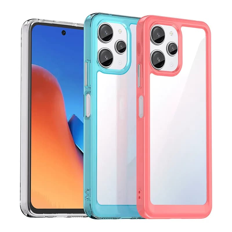 For Xiaomi Redmi 12 Case Xiaomi Redmi 12 4G 5G Cover Luxury Shockproof Hard PC TPU Silicone Phone Back Cover For Xiaomi Redmi 12