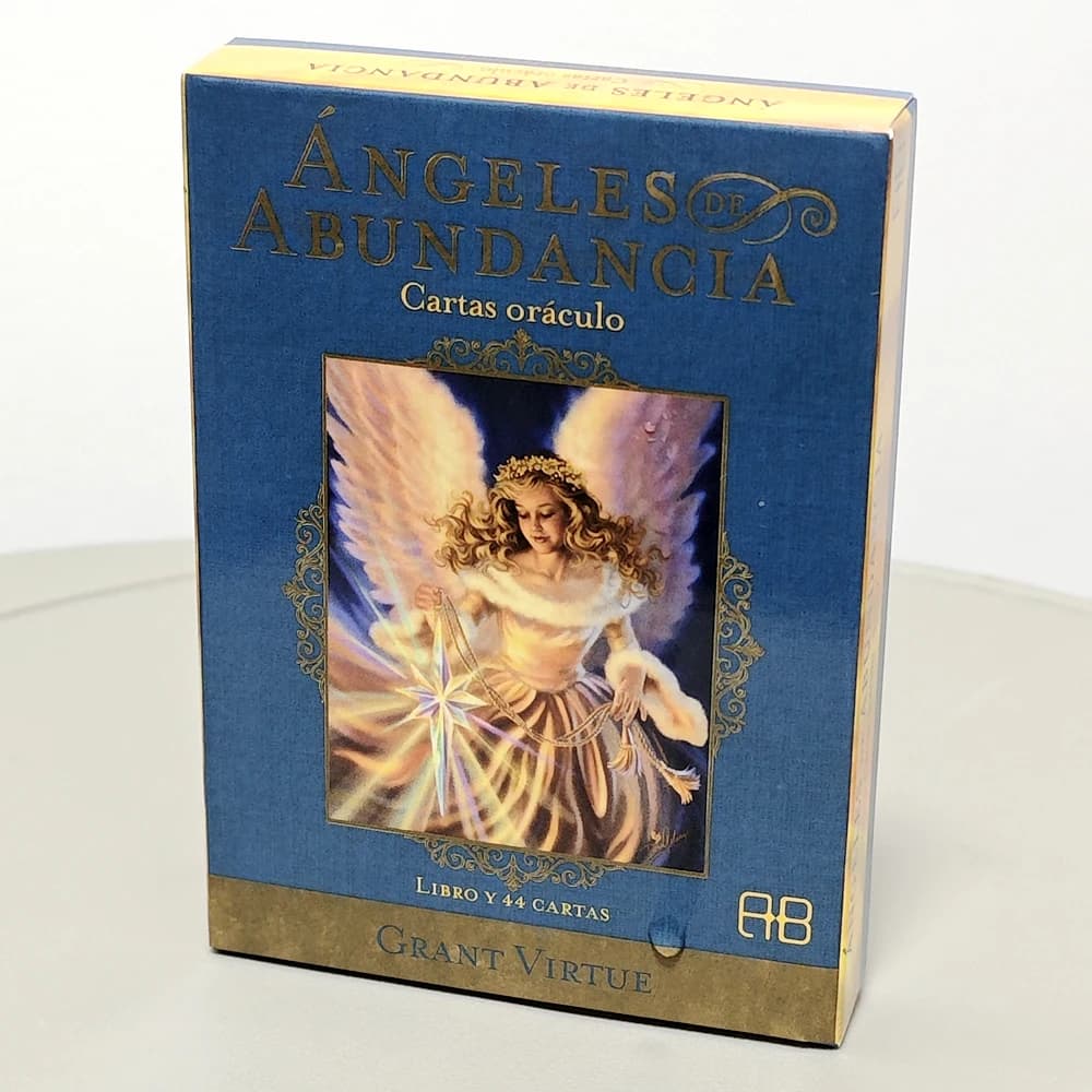 Angeli dell'abbondanza Mazzo Oracle Edizione spagnola 10,4 * 7,3 cm 44 carte Oracle