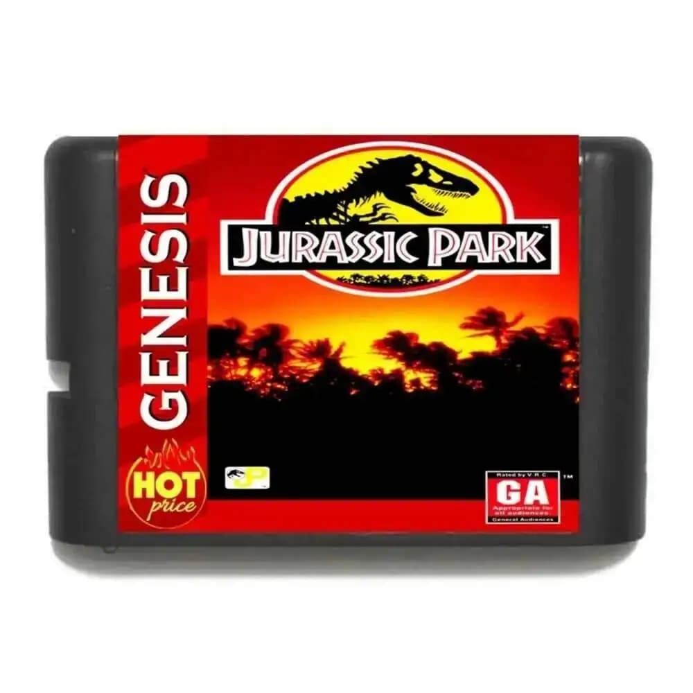 Nuovo arrivo Jurrasic Park 16bit MD Game Card per Sega Mega Drive per Genesis