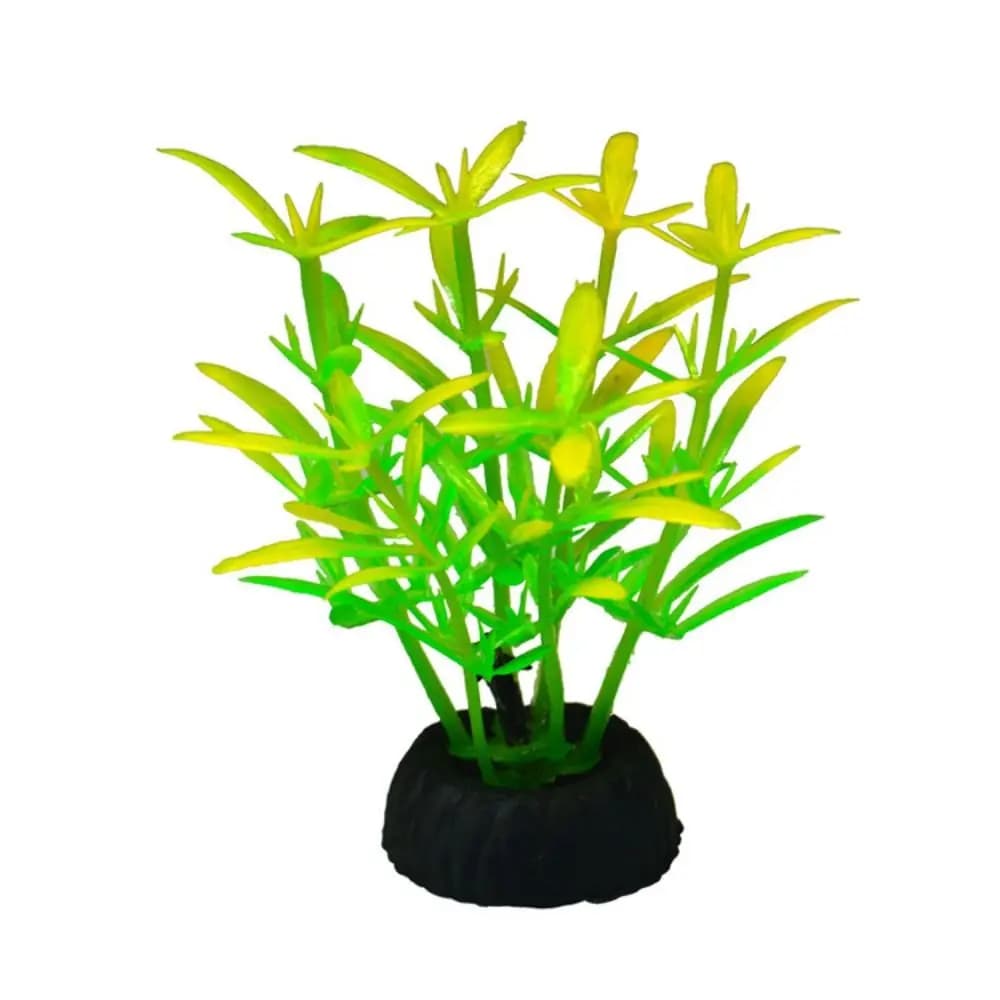 Decorative Artificial Aquatic Plants, Mini Simulate Aquatic Grasses, Plastic Realistic Ornaments, Fin Plants for Aquarium