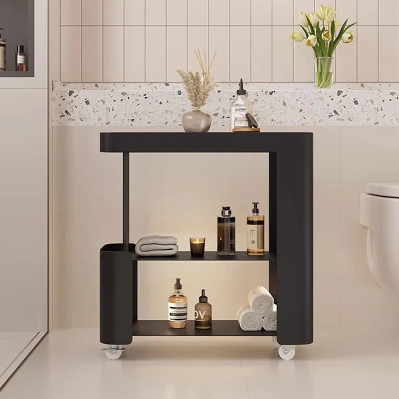 Mobiletto Organizzatore Bagno per Decorazioni e Oggetti, Armadietto per Profumi e Disinfettanti, Divisori per Carta Igienica, Arredamento per Stanza