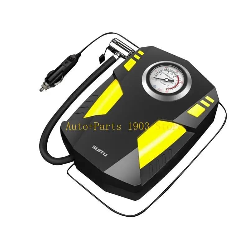 Pompa gonfiaggio per pneumatici elettrici per auto con compressore d portatile E21C con lampada 12V 100PSI