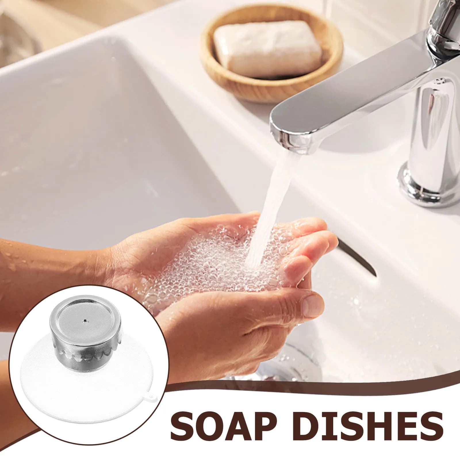 2 set di portasapone magnetici a ventosa da parete con forte magnete, supporti rimovibili per appendere il sapone, per uso in bagno