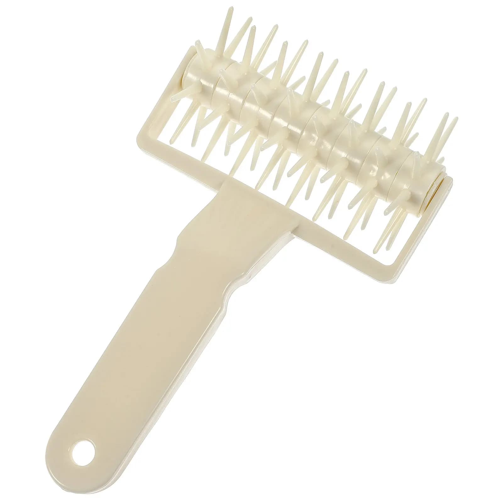 Rullo Foratore per Pizza in Acciaio Inossidabile per Uso Alimentare, Strumento per Perforare Impasto per Croste di Pizza, Pasticcini, Torte e Tortillas