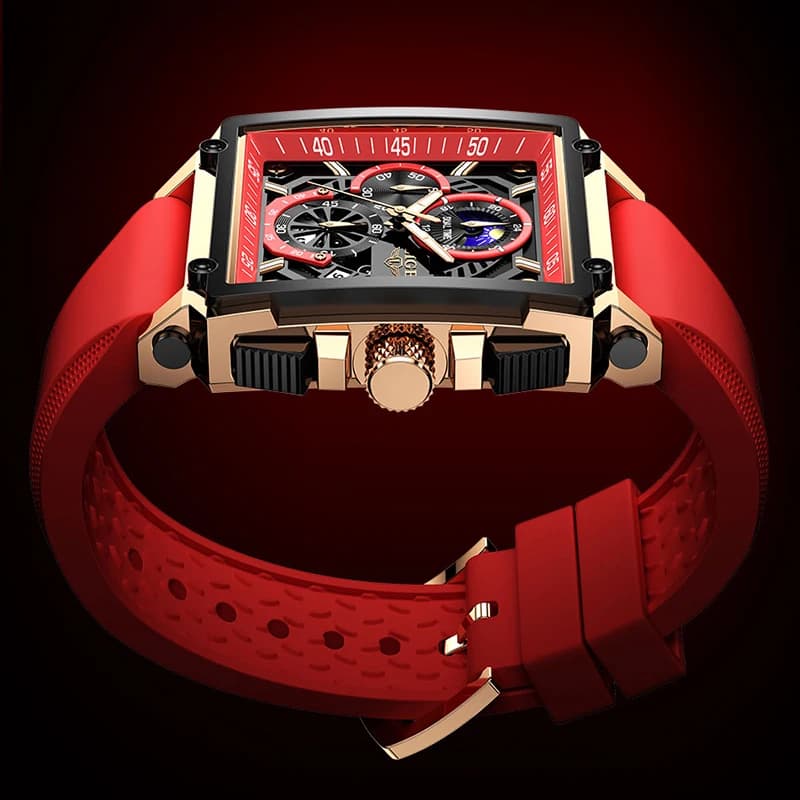 2025 Nuovo orologio da uomo d'affari LIGE Top Brand di lusso Moda uomo Orologio militare in silicone Sport Orologi da polso al quarzo da uomo impermeabili
