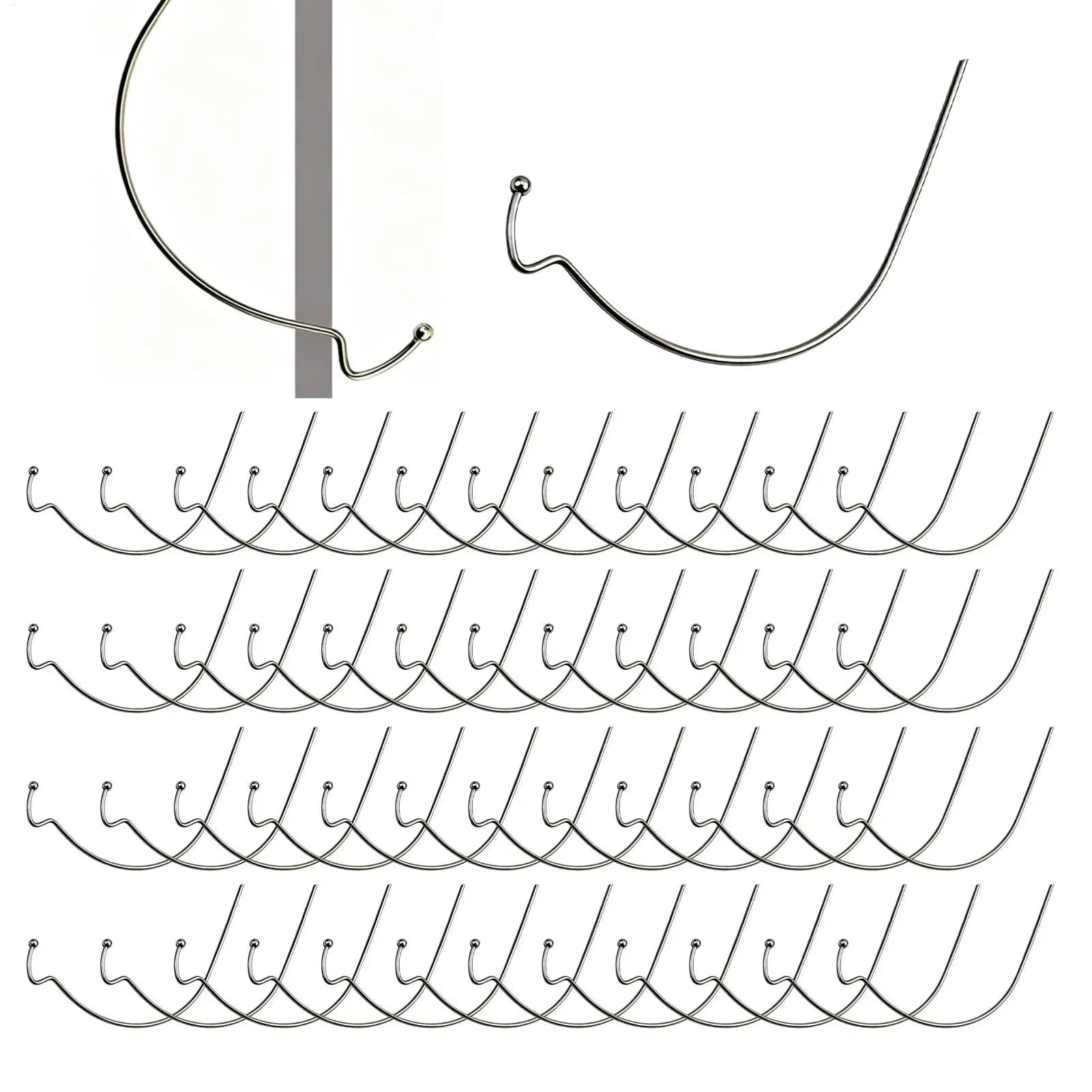 Ganci per appendere quadri su cartongesso, 50 pezzi, ganci per cornici in cemento, ganci da parete resistenti per casa, ufficio, appartamento, soggiorno, camera da letto